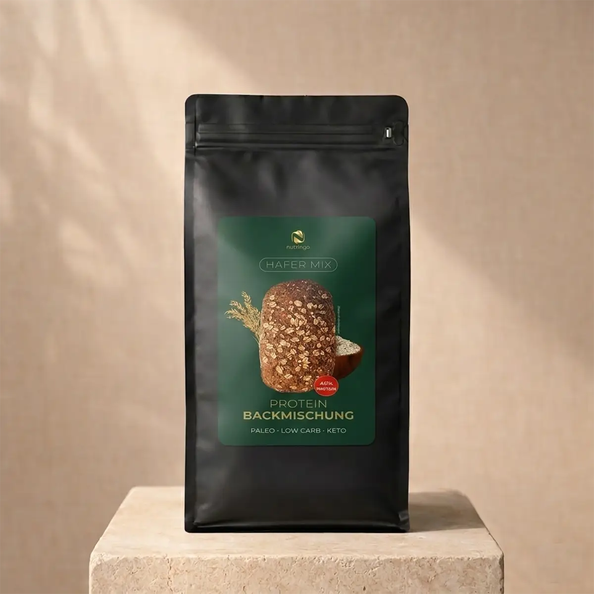 Hafermix Eiweißbrot Backmischung: 3 Brote à 550 g (≈1,95 kg) | nutringo®