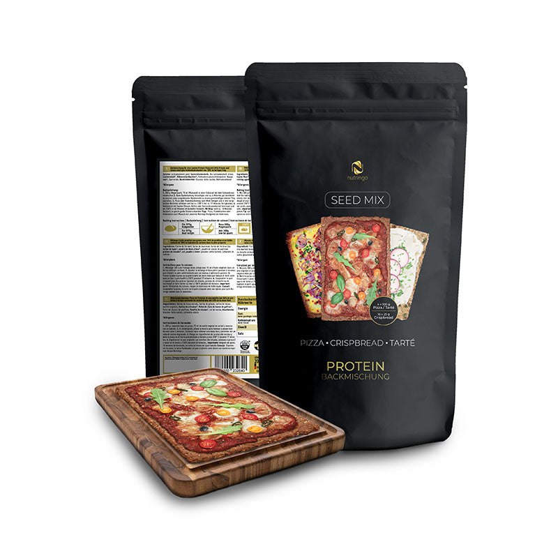 Nutringo® Protein Pizza•Crispbread•Tarté - Low Carb Backmischung 200g. - 6 Stück