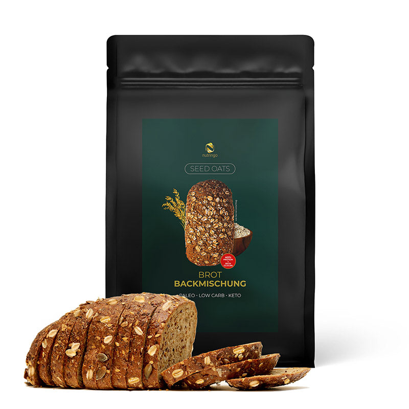 Oat Seeds Brot Backmischung 600 g. - mit 40% Protein und 20% Oats